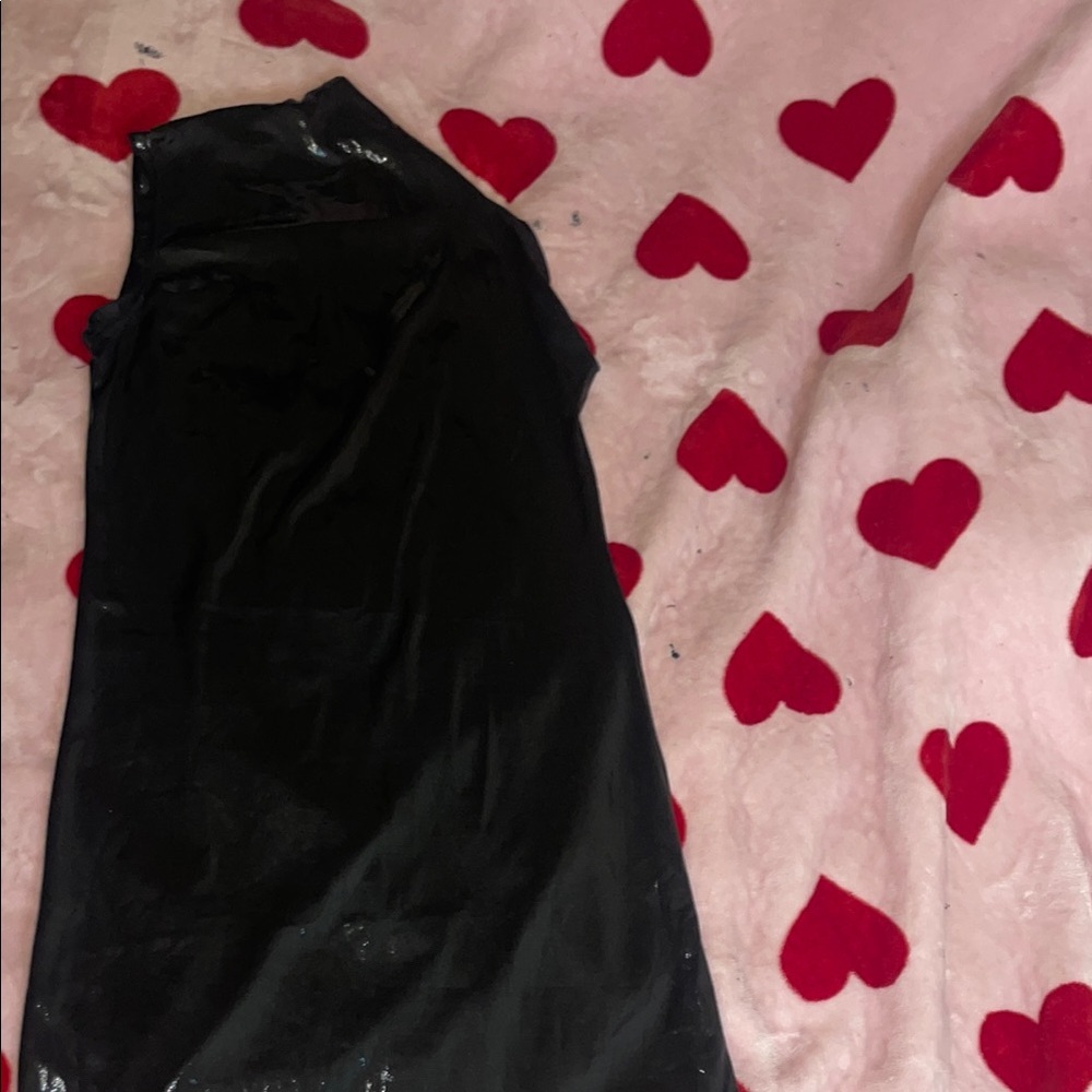 Black Metallic Dress